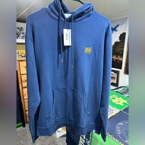 Notre Dame Lava Wash Garment Dyed Hoodie